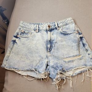 Garage Denim Mom Shorts Ali Blue Size 9